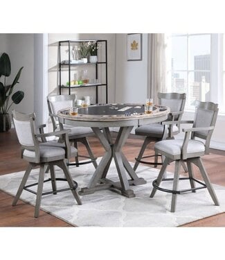 ECI Pine Crest Game Table and 4 Chair Set
