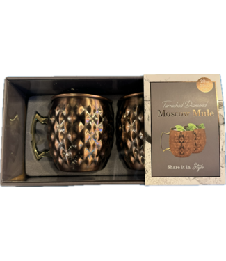 Tarnished Diamond 20oz Moscow Mule 2 Pack Gift set