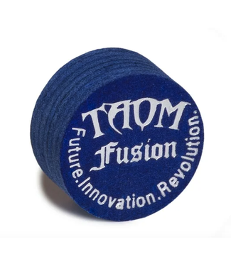 Taom Fusion Layered Playing Tip 14mm Blue Leather