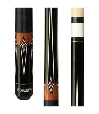Players HC07 Energy By Players Black & Maple Cue With Black Linen Wrap Cue Stick