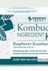 Raspberry w/ Green Tea Kombucha Ingredient kit WITH Scoby