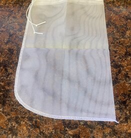 Packed Nylon Fine Drawstring Straining bag 15 x 23