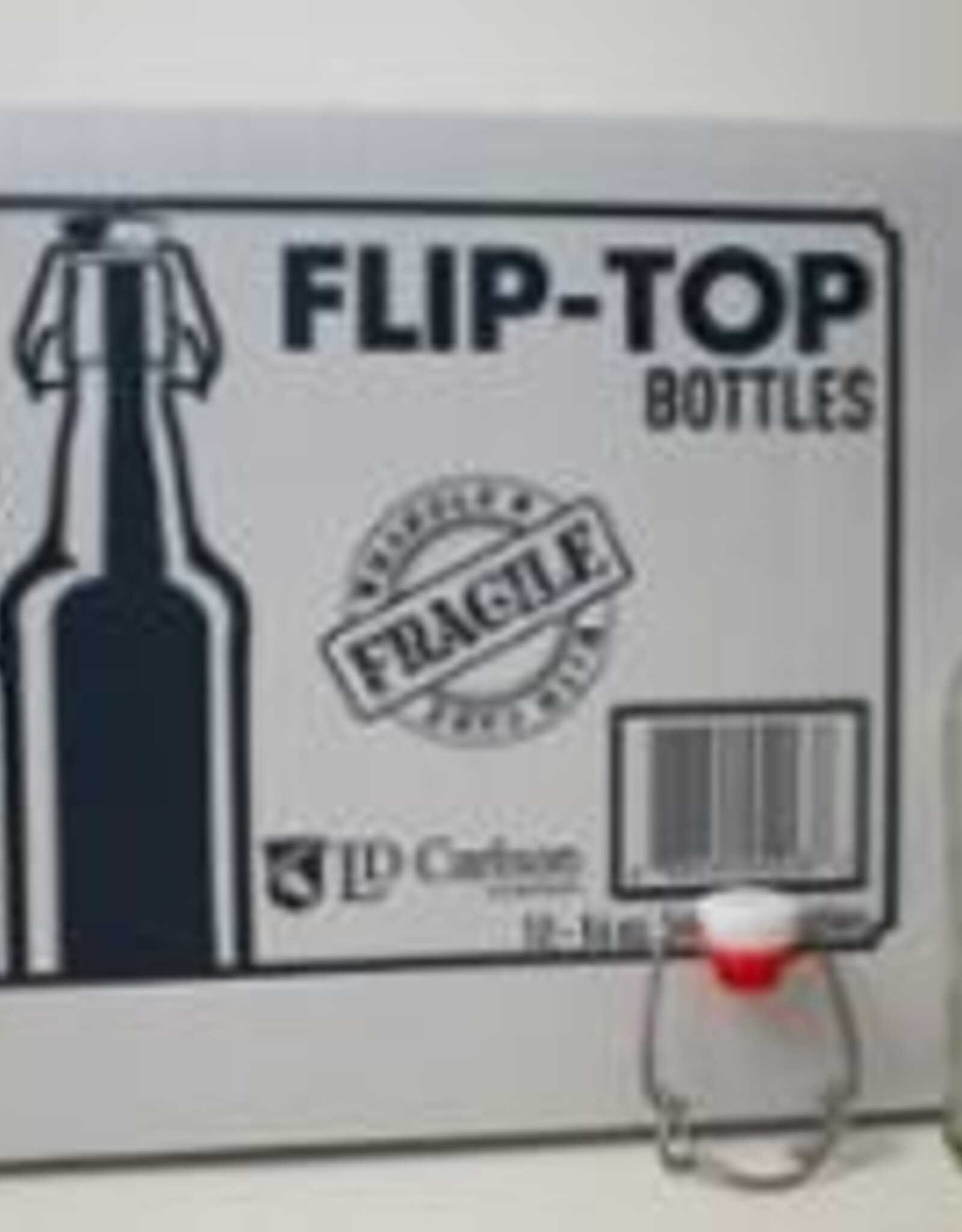 EZ Cap 1 Liter Clear Bottle single