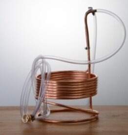 Compact Copper Immersion Wort Chiller, 25ft