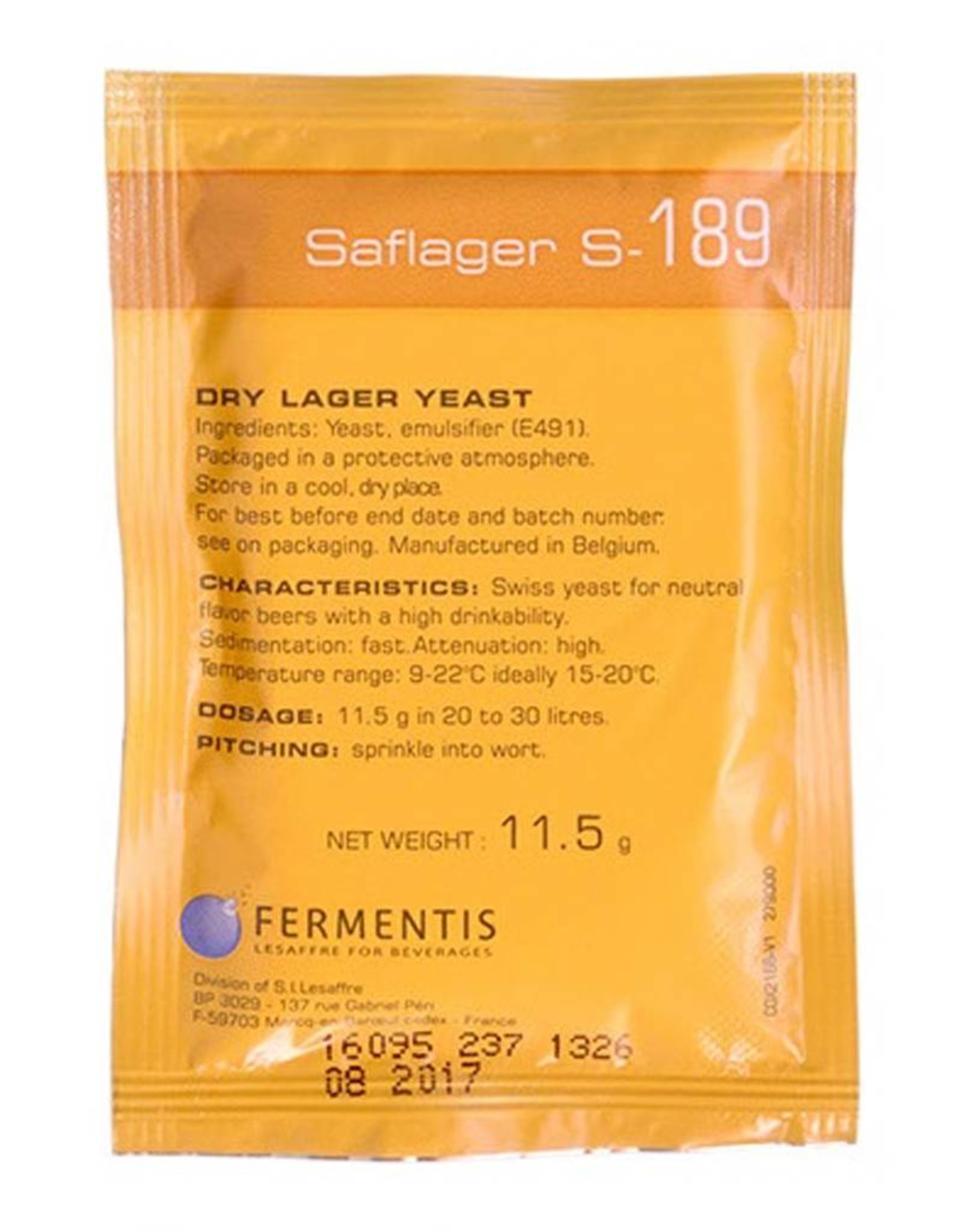 Saflager S-189 Yeast