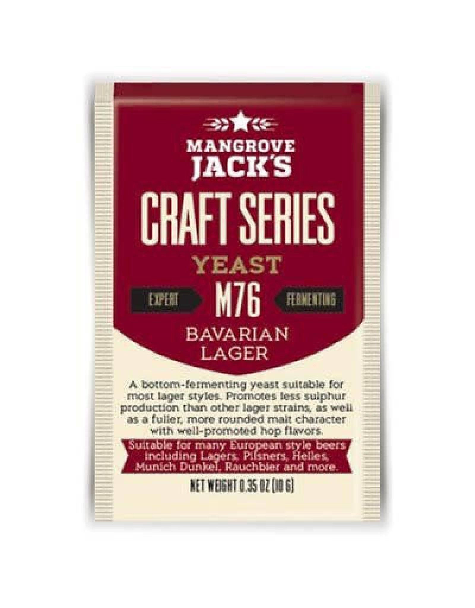 Mangrove Jack's CS Dried Yeast Bavarian Lager M76