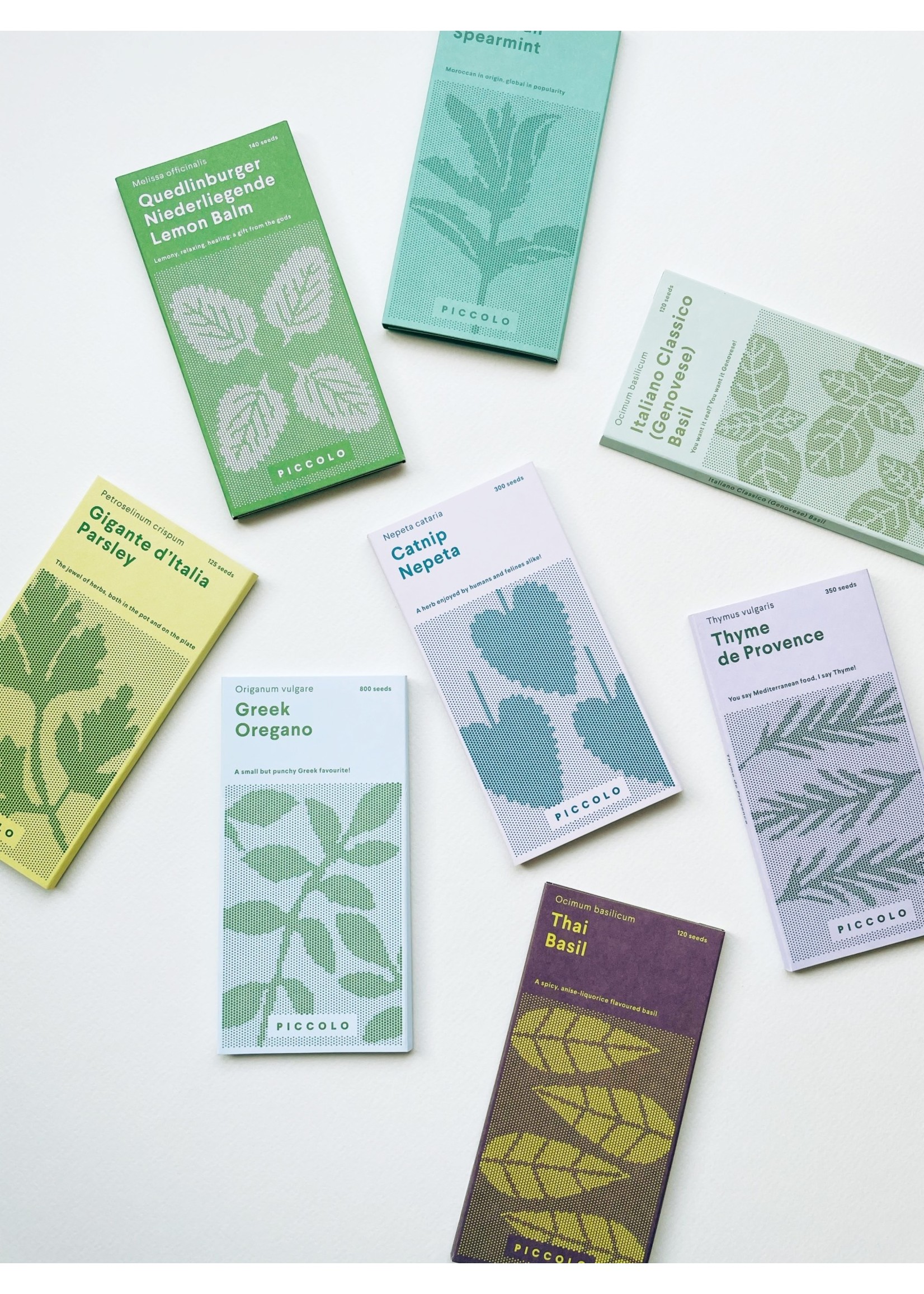 Piccolo Seeds Seed Packets: Herbs