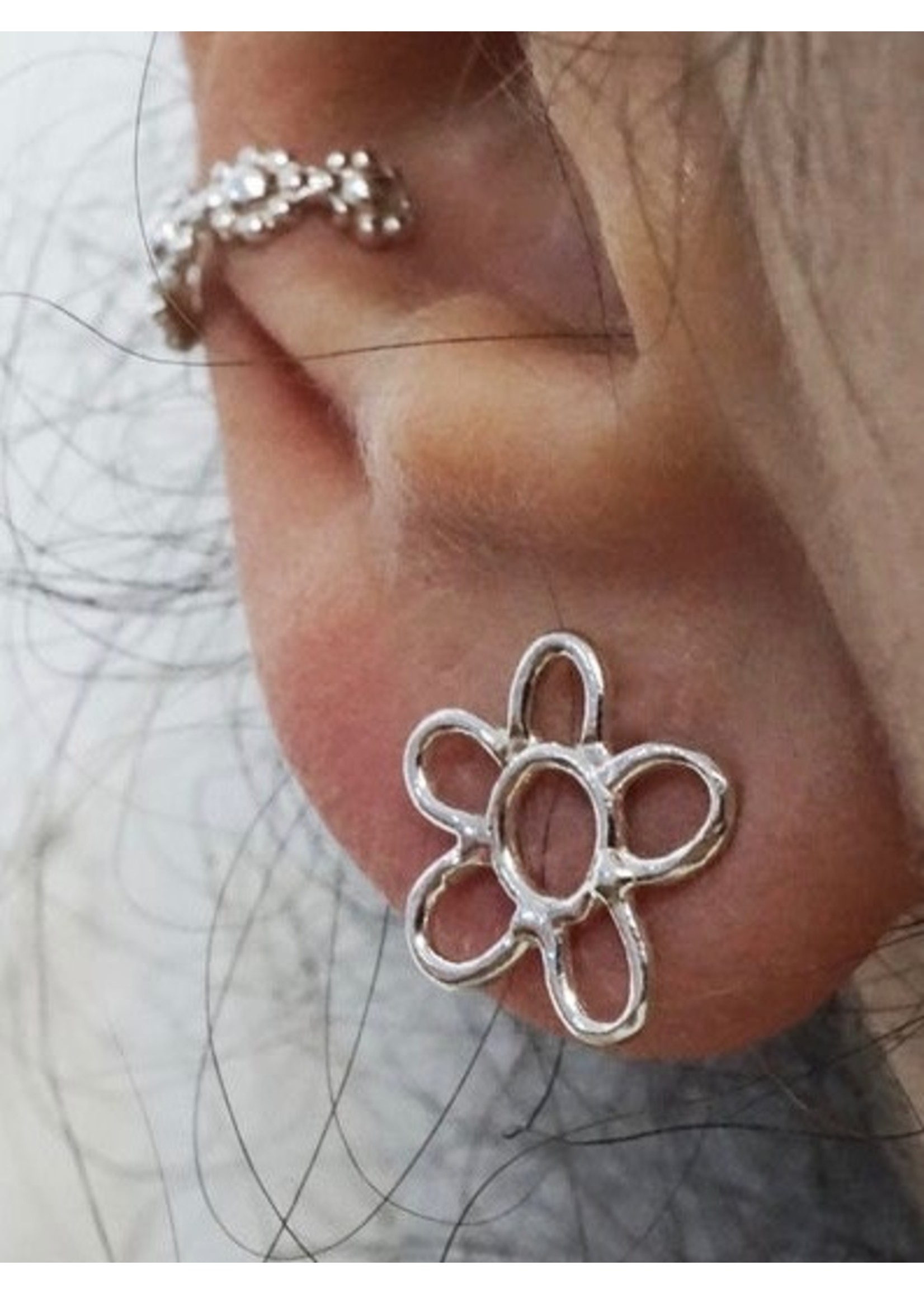 Marmo Flower Stud Earrings by Marmo Jewelry