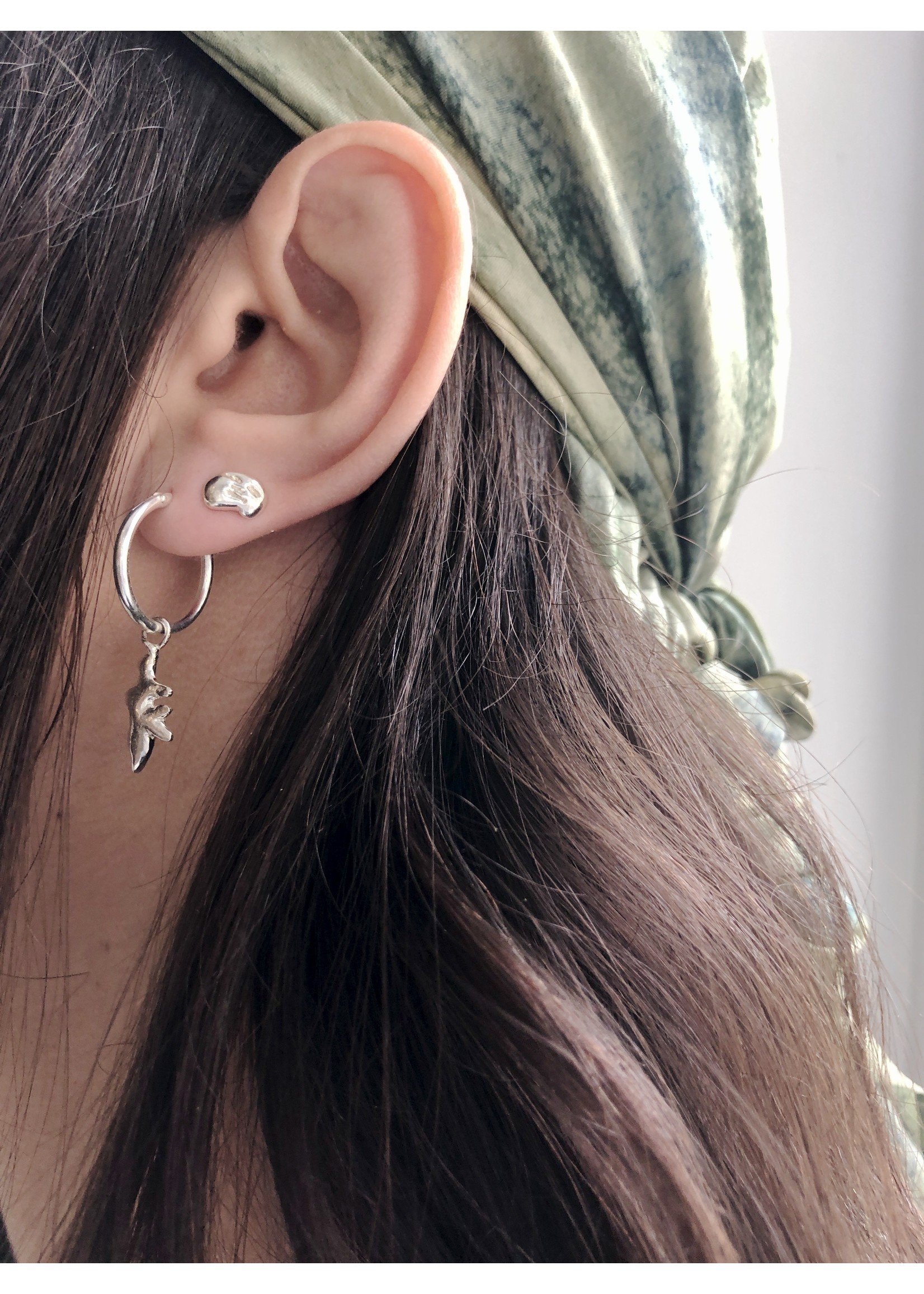 Marmod8 Boucles d'oreilles "Charme Hoops" par Marmo Jewelry