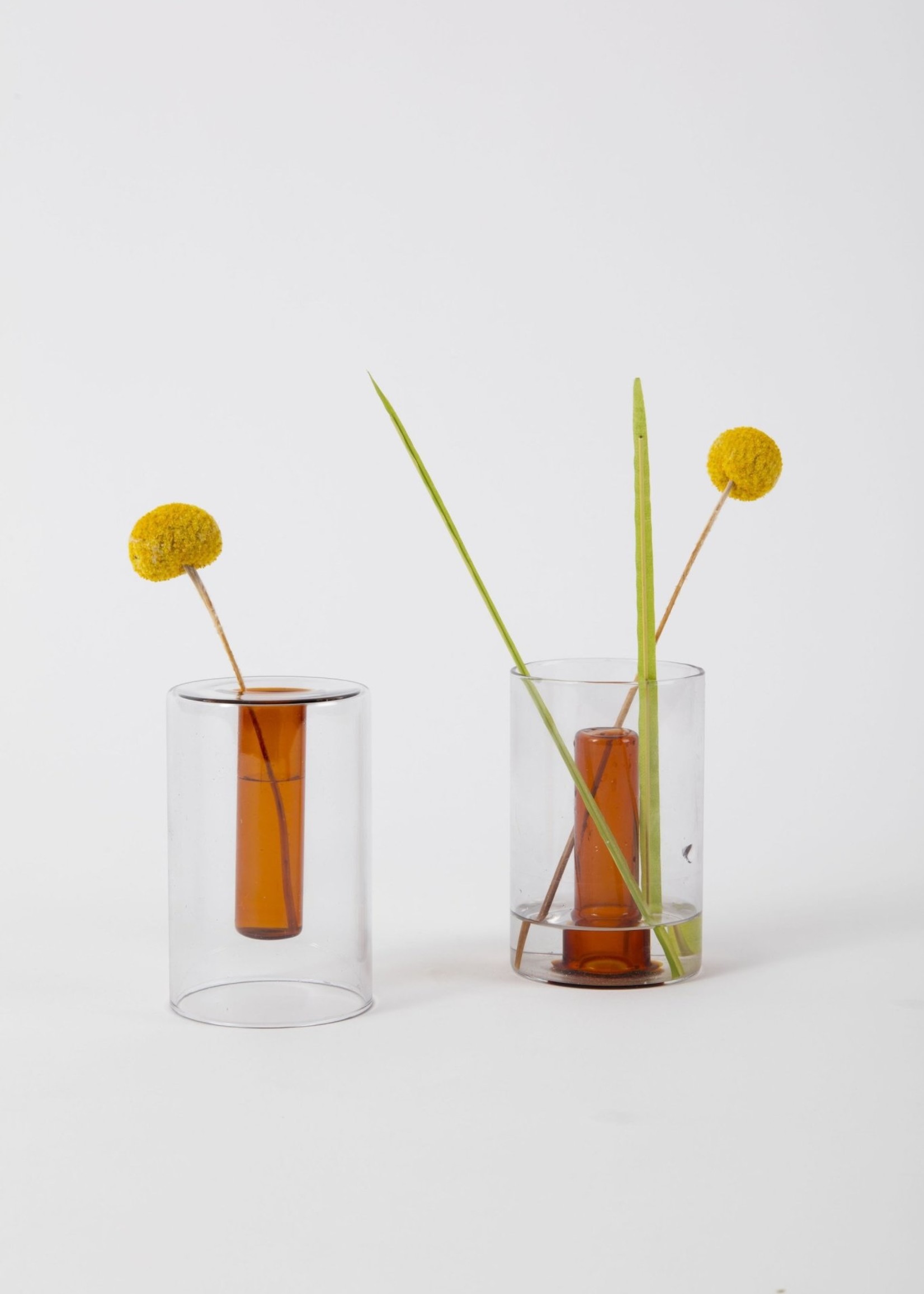 Block Design Limited Reversible Glass Vases by Block Design