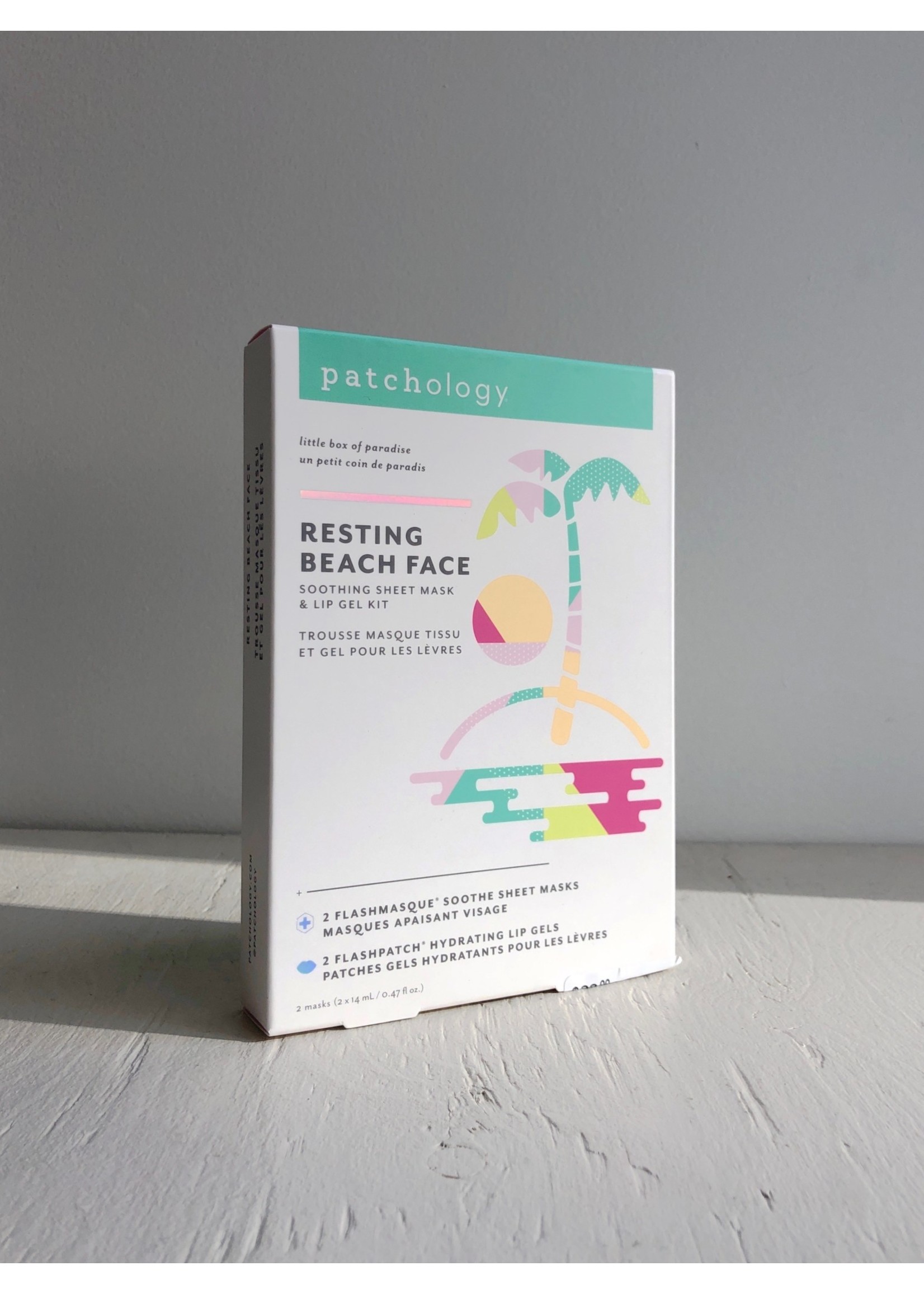 Patchology "Resting Beach Face" Mask and Gels Pack by Patchology