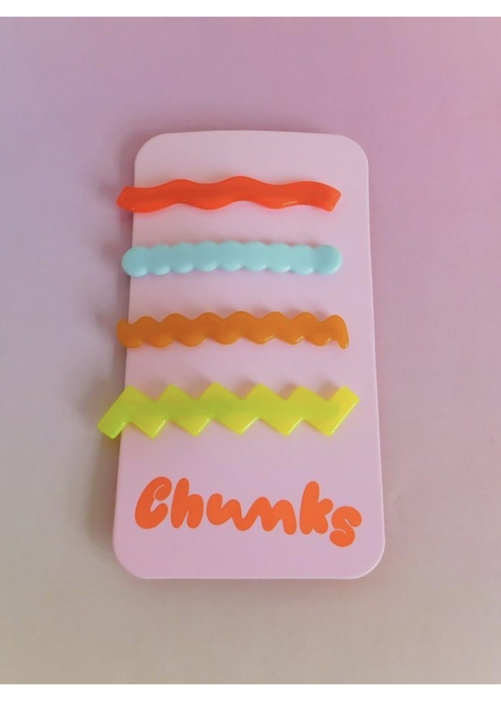 Chunks "Lines Slides" Pack of Barrettes by Chunks