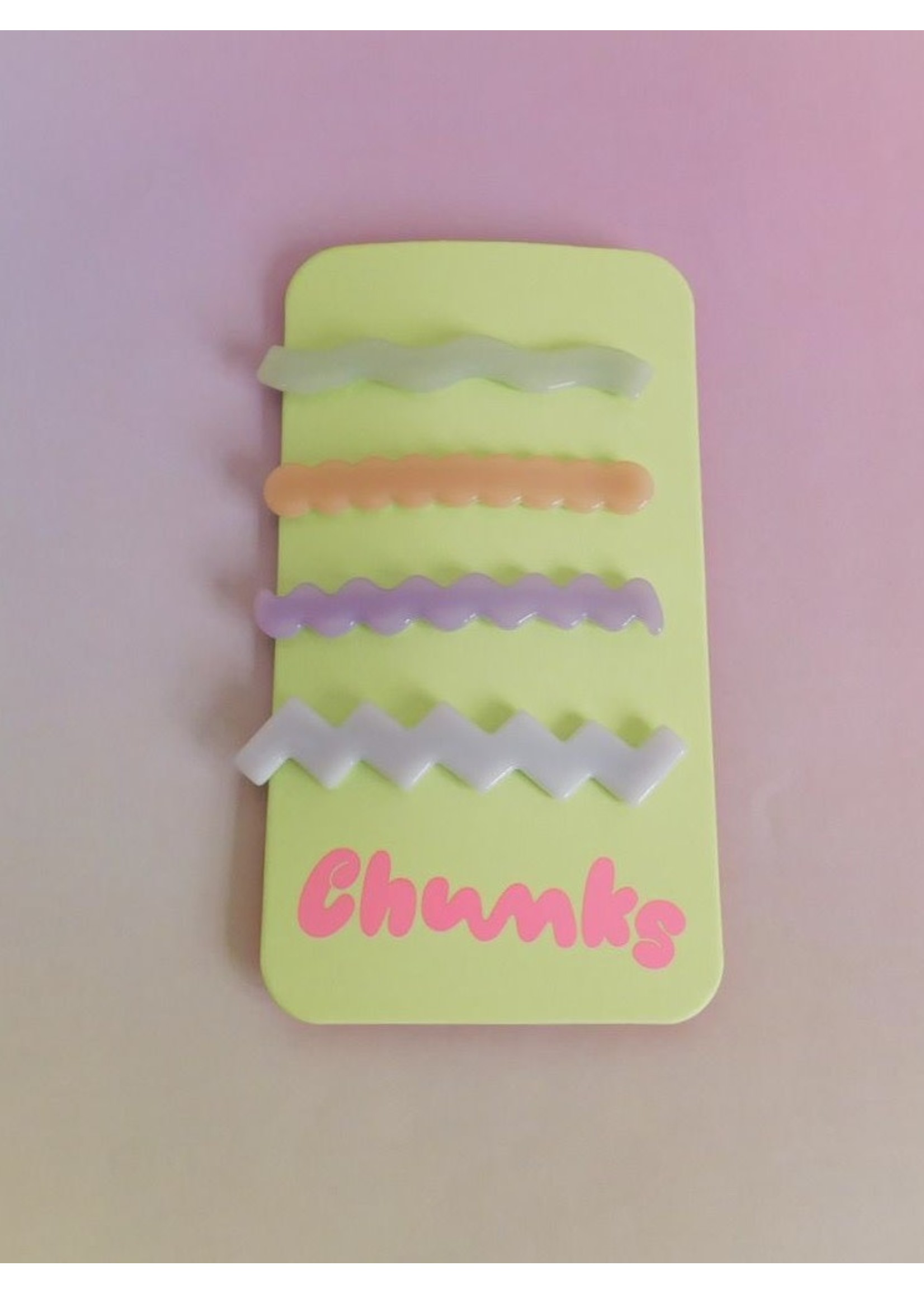 Chunks "Lines Slides" Pack of Barrettes by Chunks