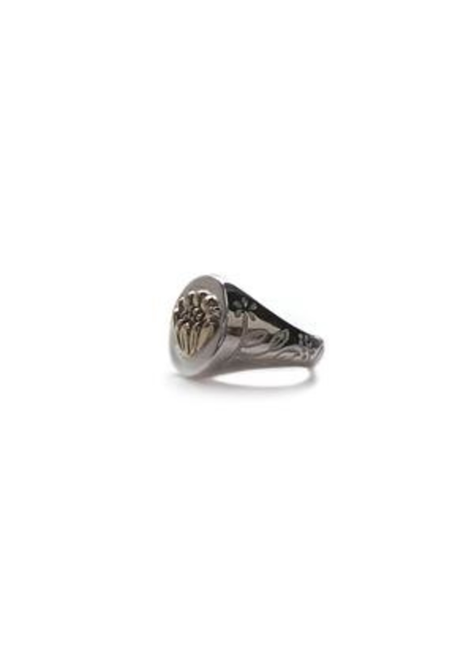 Hunt of Hounds Adonis Flower Signet Ring by Hunt of Hounds