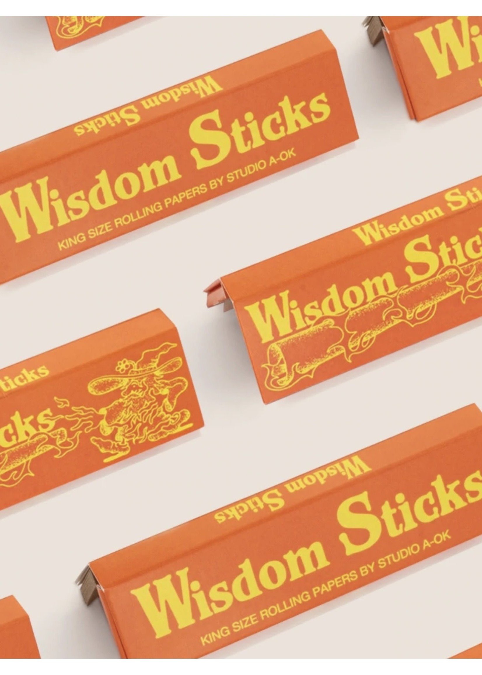 Studio A-OK "Wisdom Sticks" King Size Rolling Papers by Studio A-OK