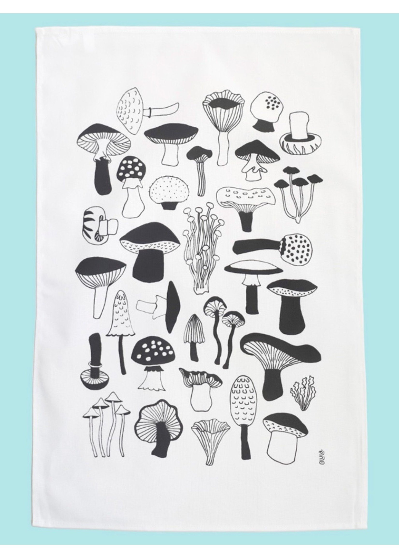 Olula "Mushrooms" Tea Towel by Olula