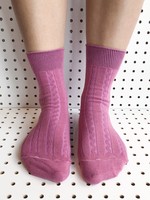OKAYOK Chaussettes fines OkayOk "Cable Knit"