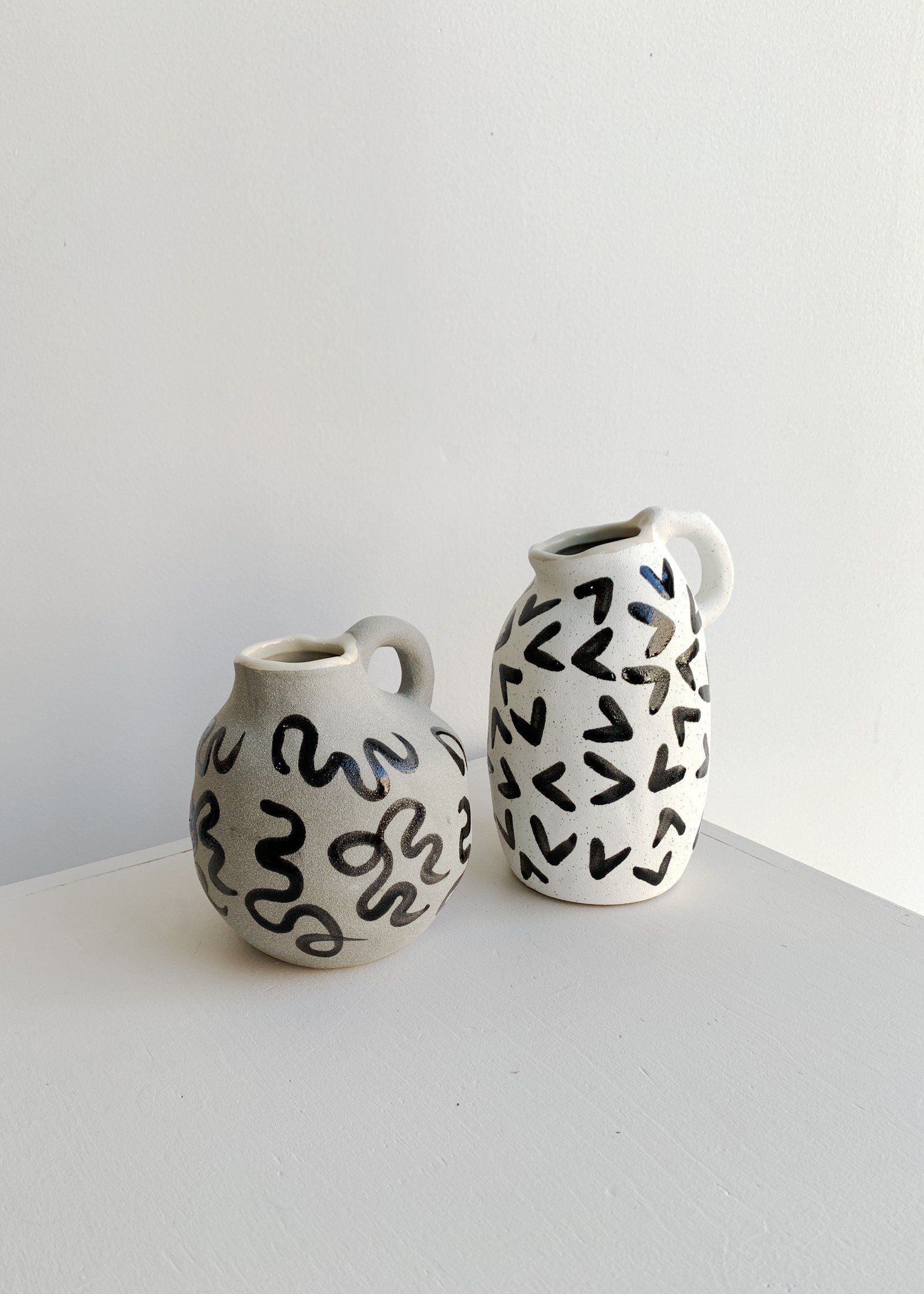 Bovi Home Accents de Ville Grey & Black 'Copeland' Vase