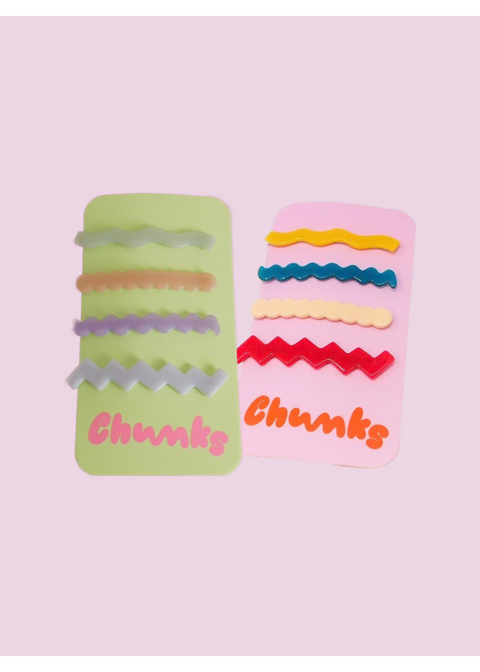 Chunks Paquet de barrettes  "Lines Slides" par Chunks