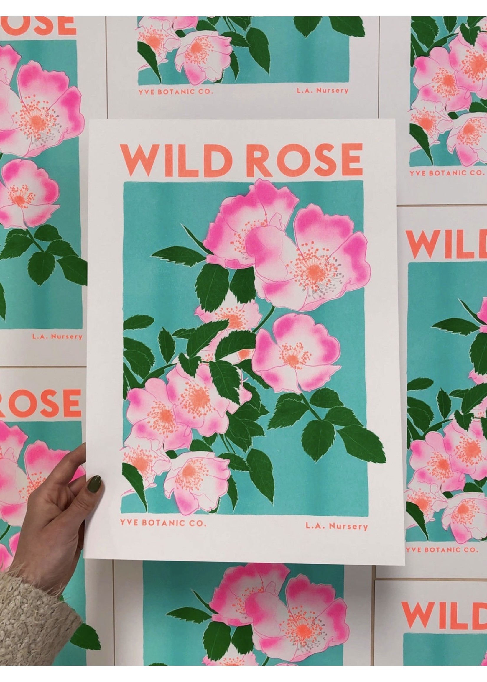 Yve Print Co. Botanical Riso Prints by Yve Print Co.