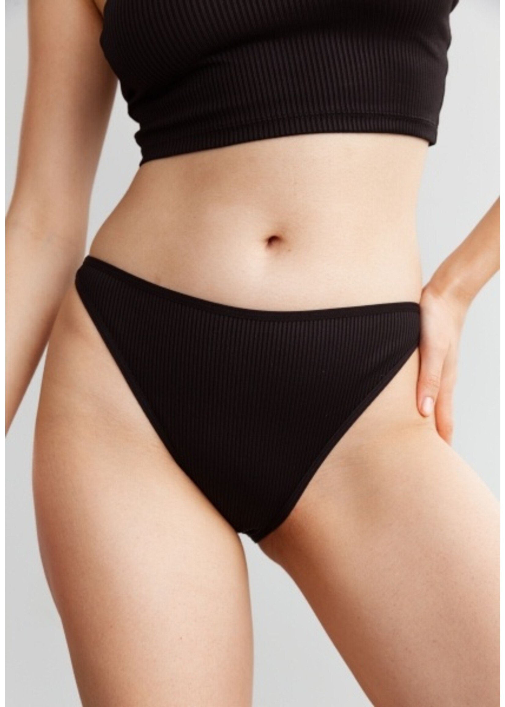 Blush Lingerie "The rib" bikini high leg by Blush Lingerie