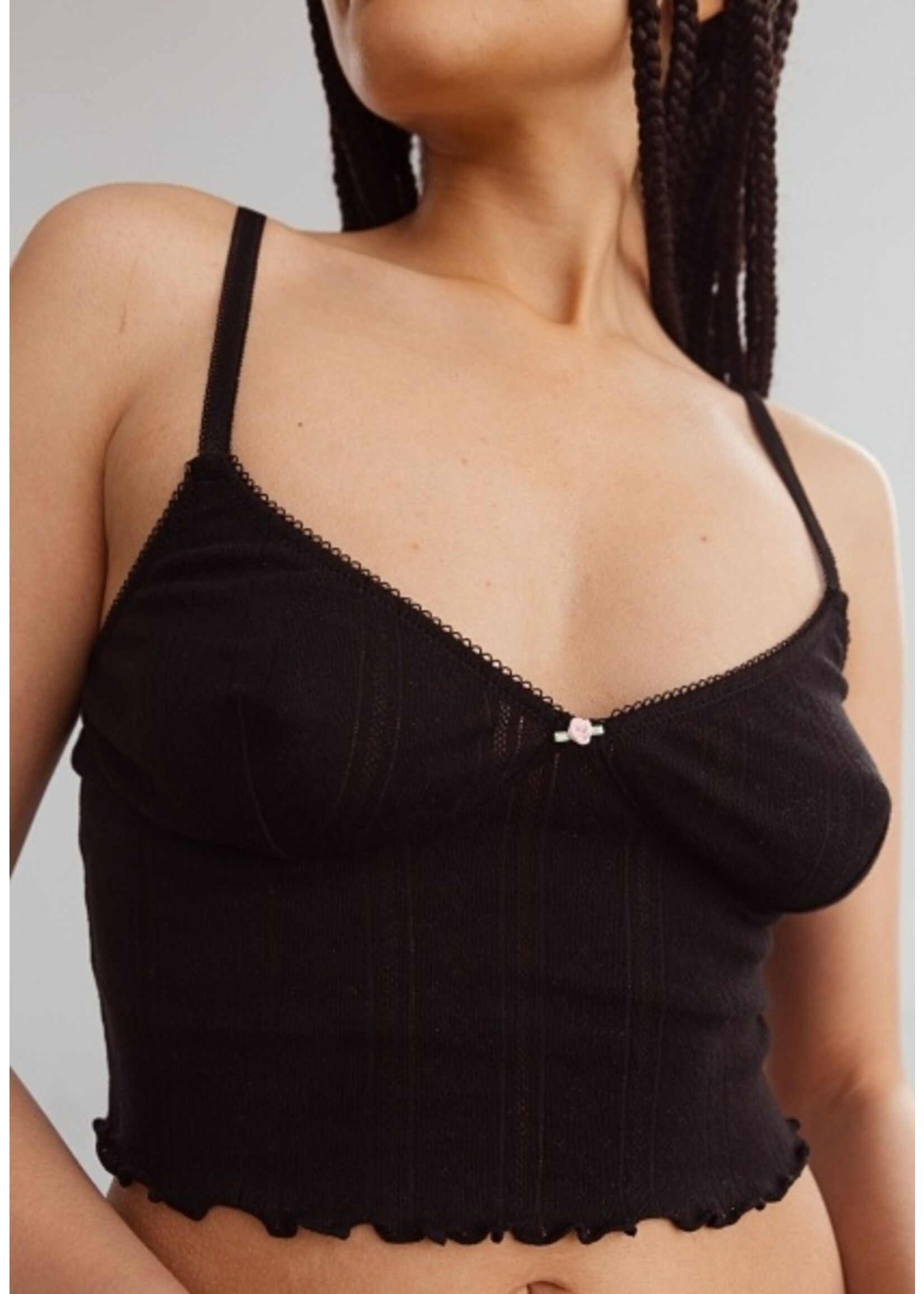 Blush Lingerie Camisoles courtes en coton "Dream" par Blush Lingerie