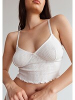 Blush Lingerie Camisoles courtes en coton "Dream" par Blush Lingerie