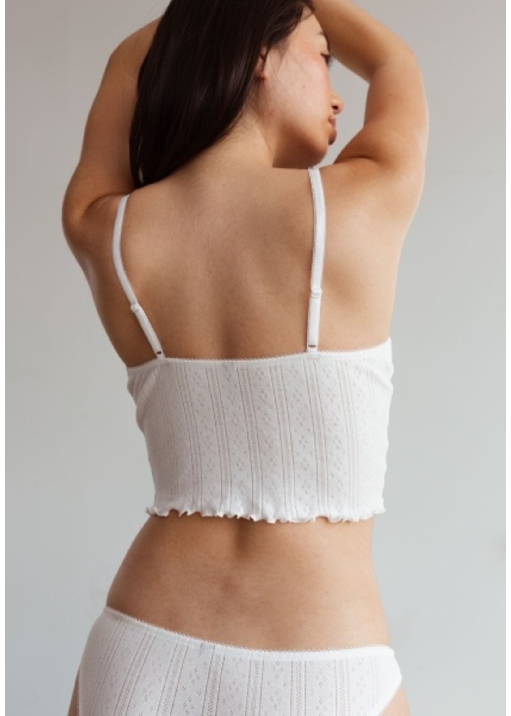 Blush Lingerie Camisoles courtes en coton "Dream" par Blush Lingerie