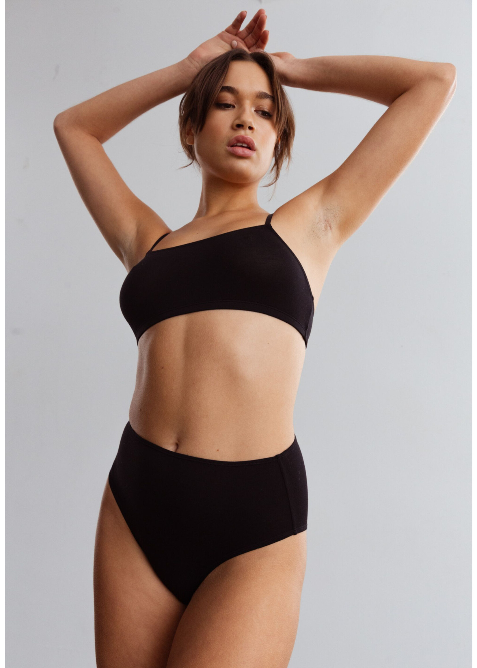 Blush Lingerie "Unplug modal" high waist brief bikini by Blush Lingerie