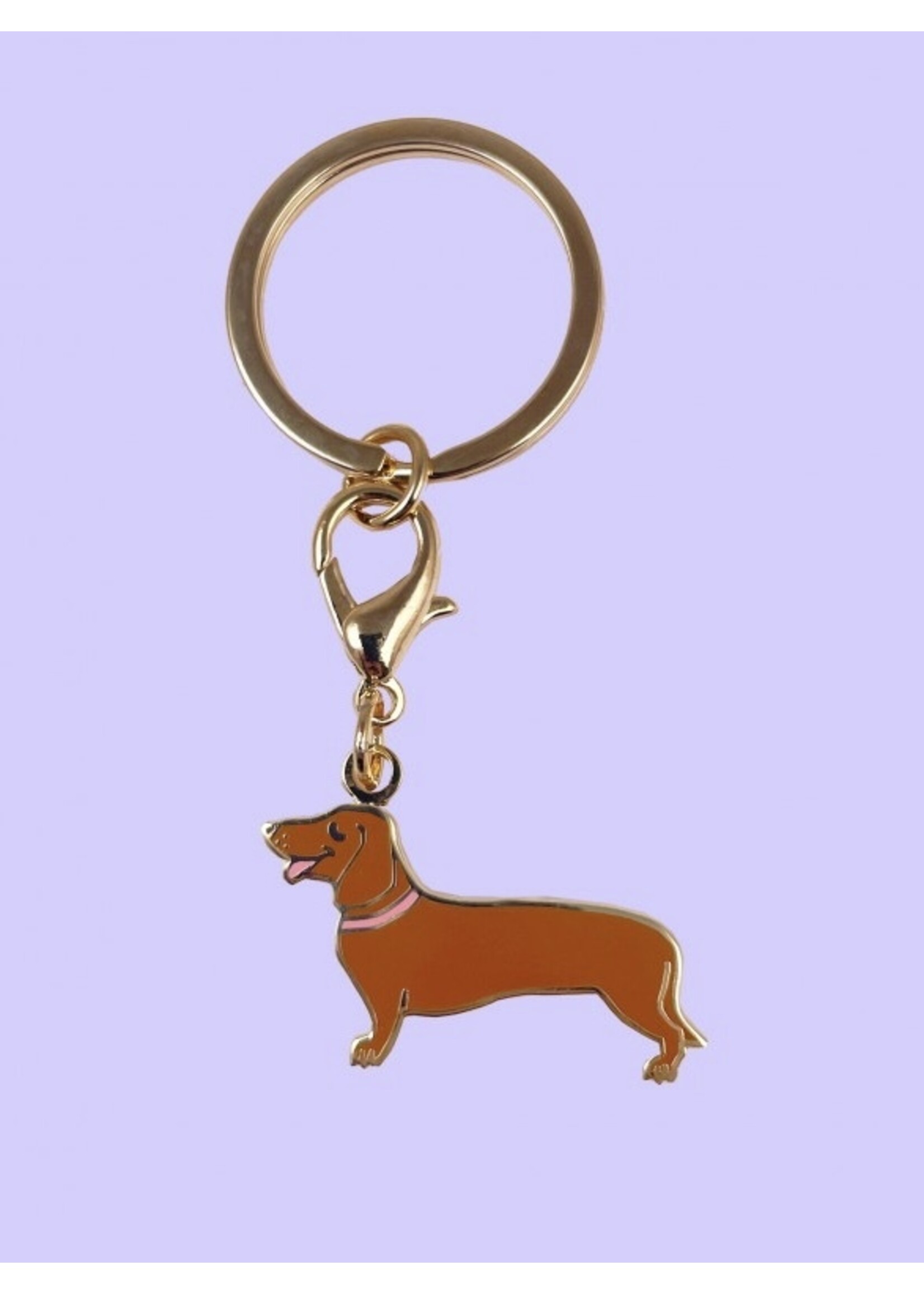 Métal strass saucisse chien porte-clés teckel chiot porte-clés dessin animé  Animal porte-clés sac à bandoulière porte-clés porte-clés 