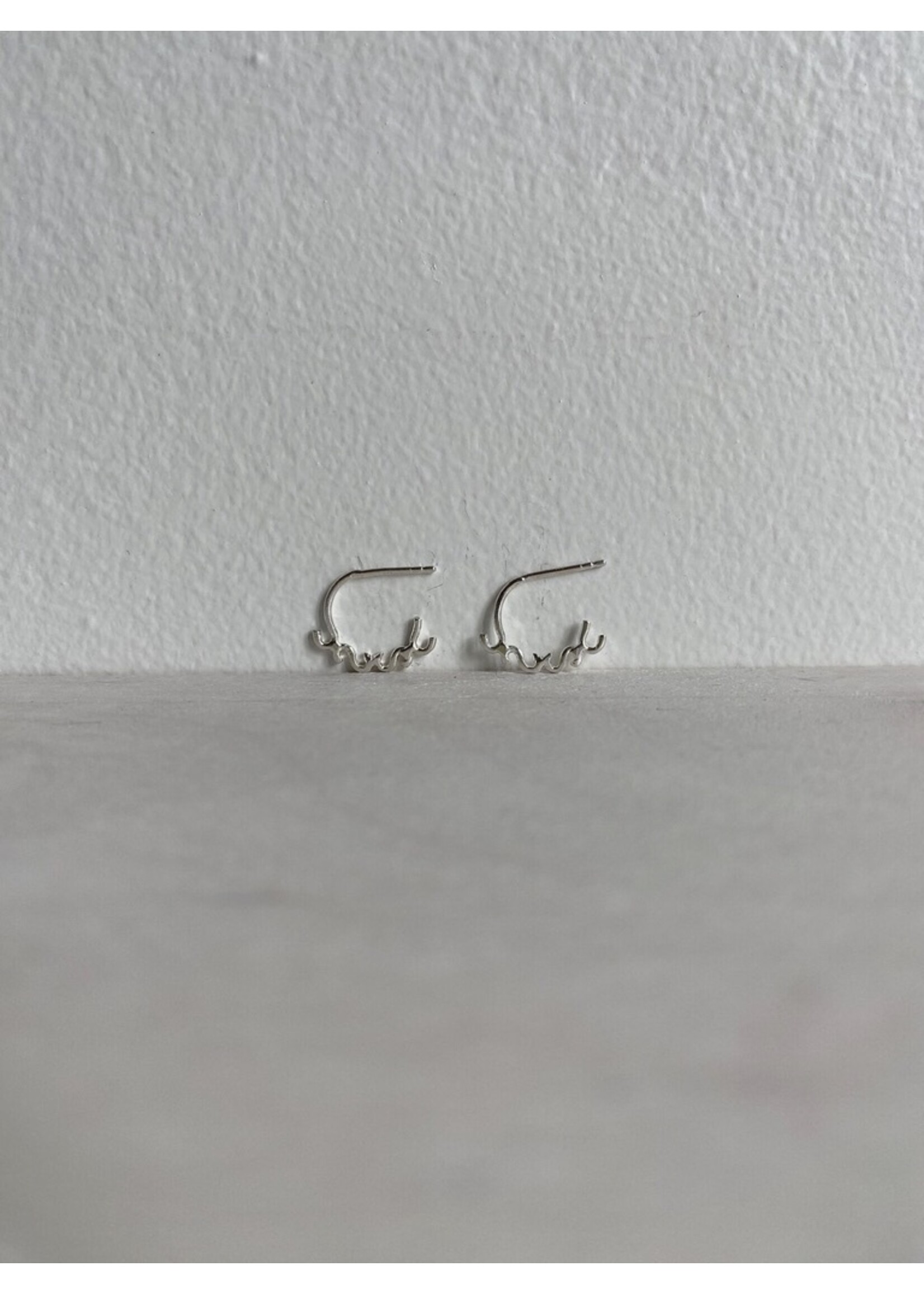 Marmo Sterling silver "Clausura" earrings by Marmo