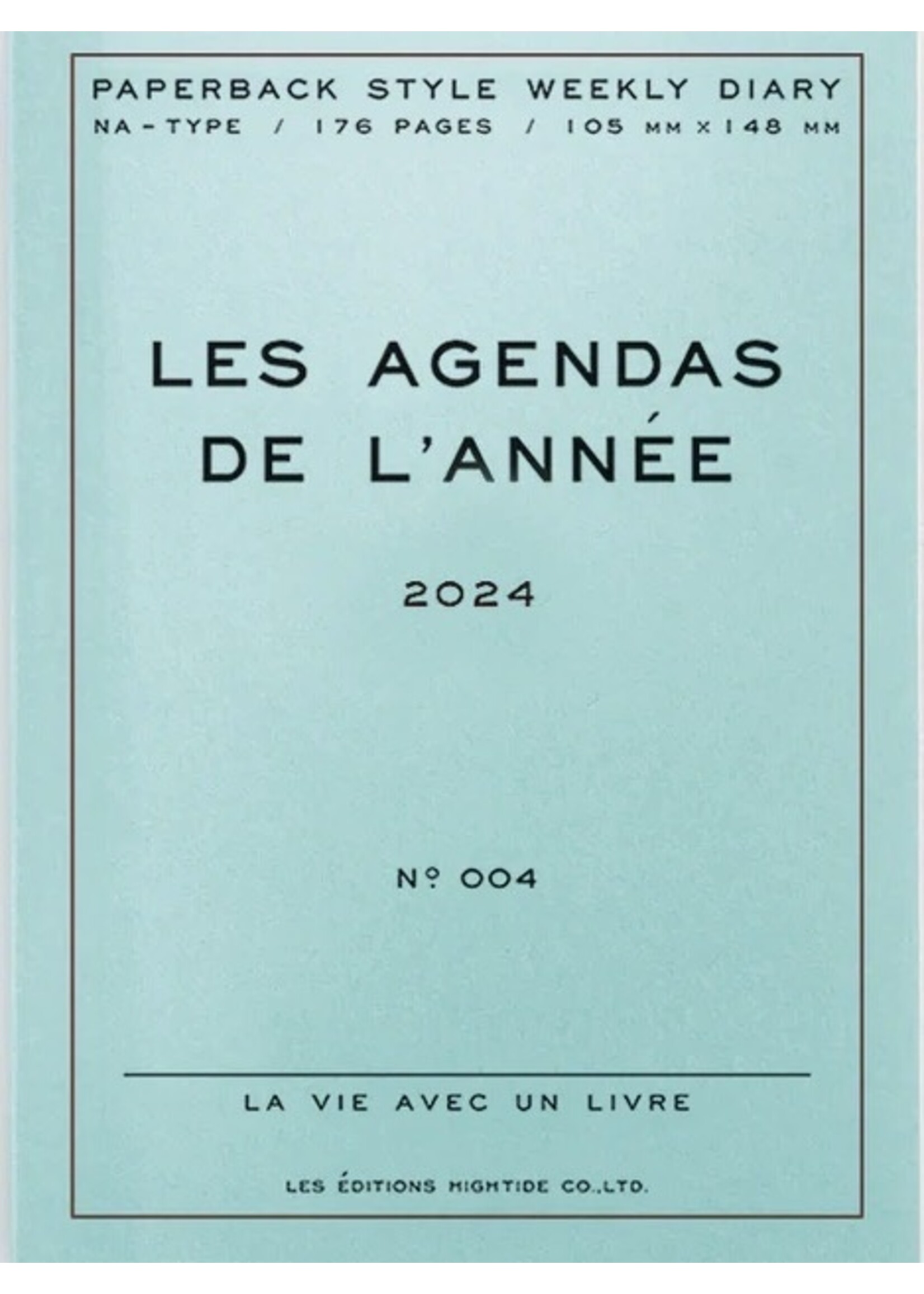 Hightide Refill Agenda 2024 B6 (blocs ou colonnes)