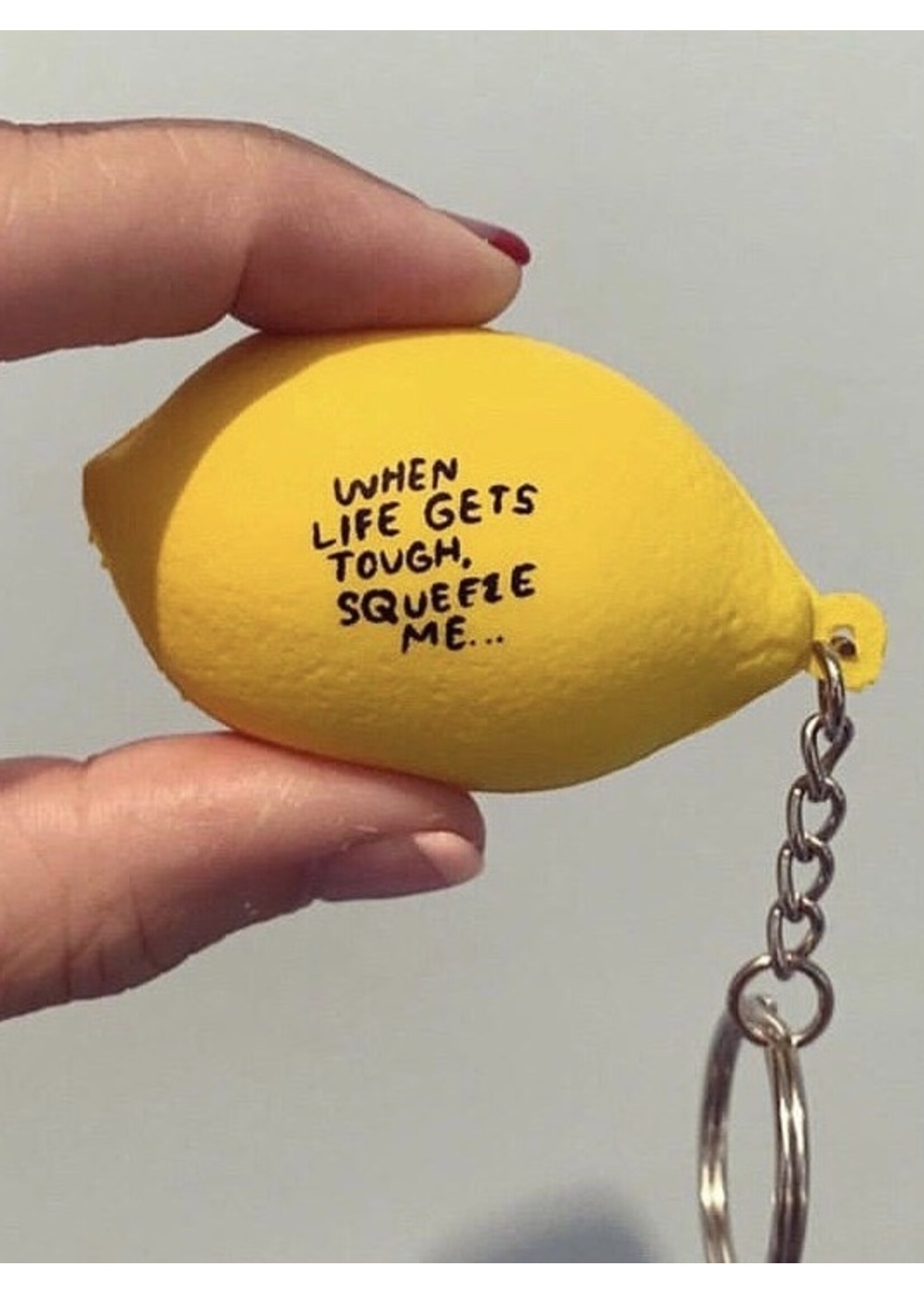 People I've Loved Keychain "Lemon Stress Ball" by People I've Loved