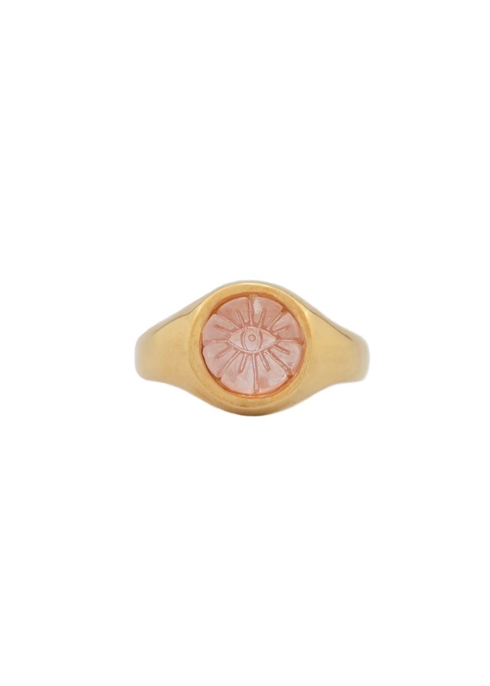 Hunt of Hounds "Delphine" ring in vermeil by Hunt of Hounds