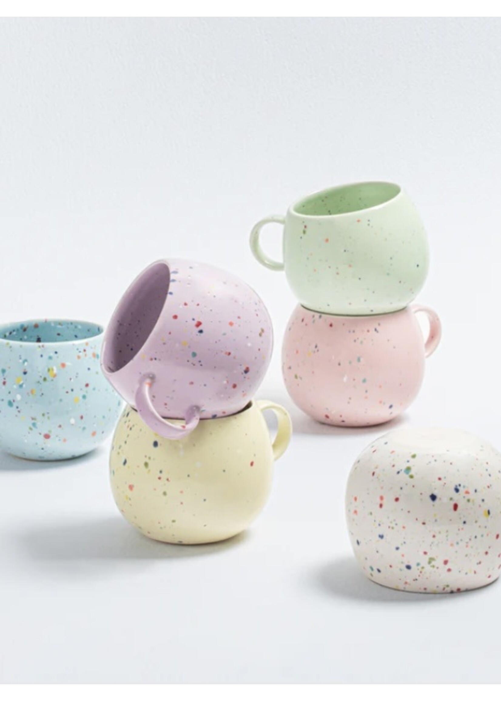Egg Back Home "Party Medium" mugs by Egg Back Home