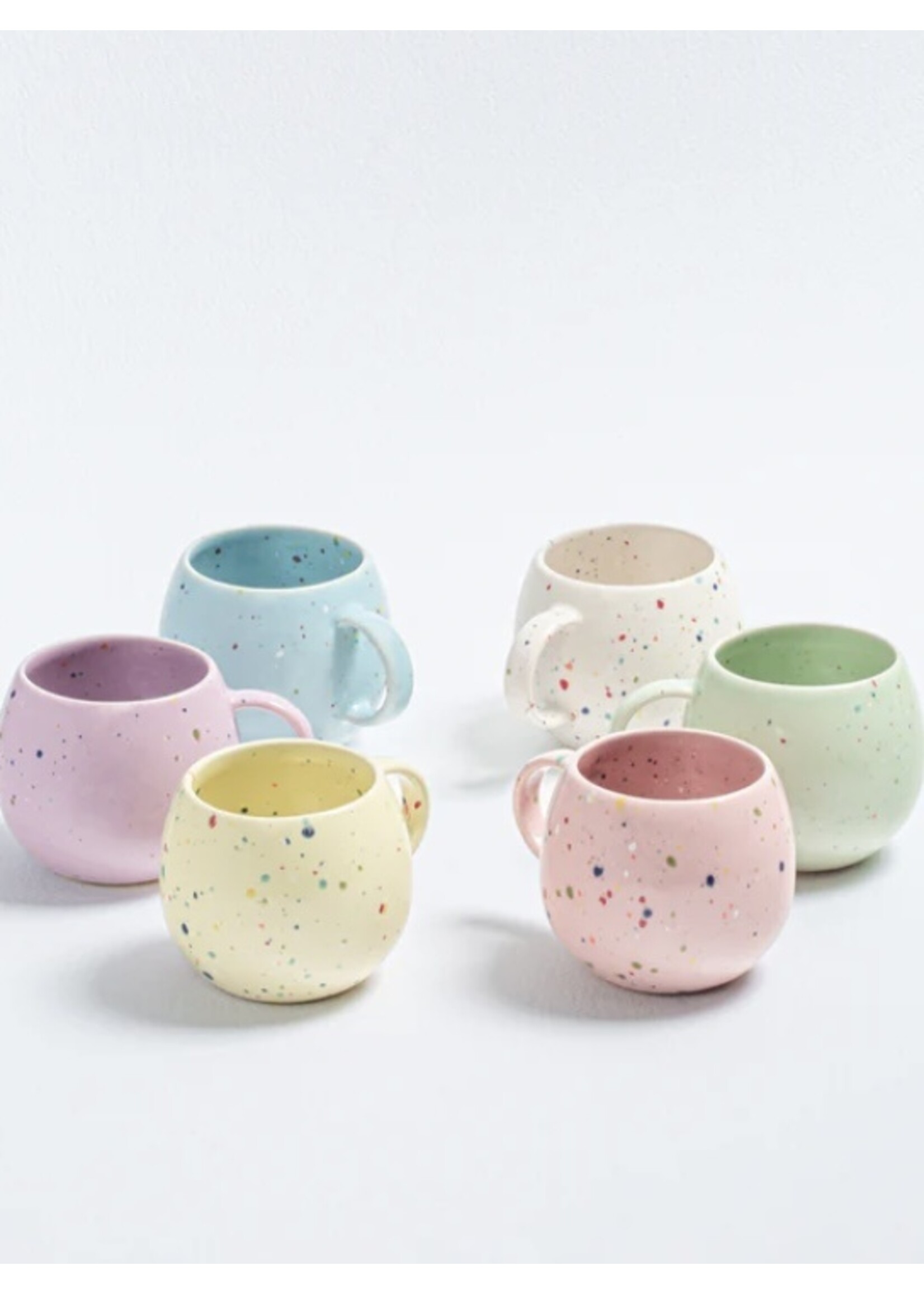 Egg Back Home "Party Medium" mugs by Egg Back Home