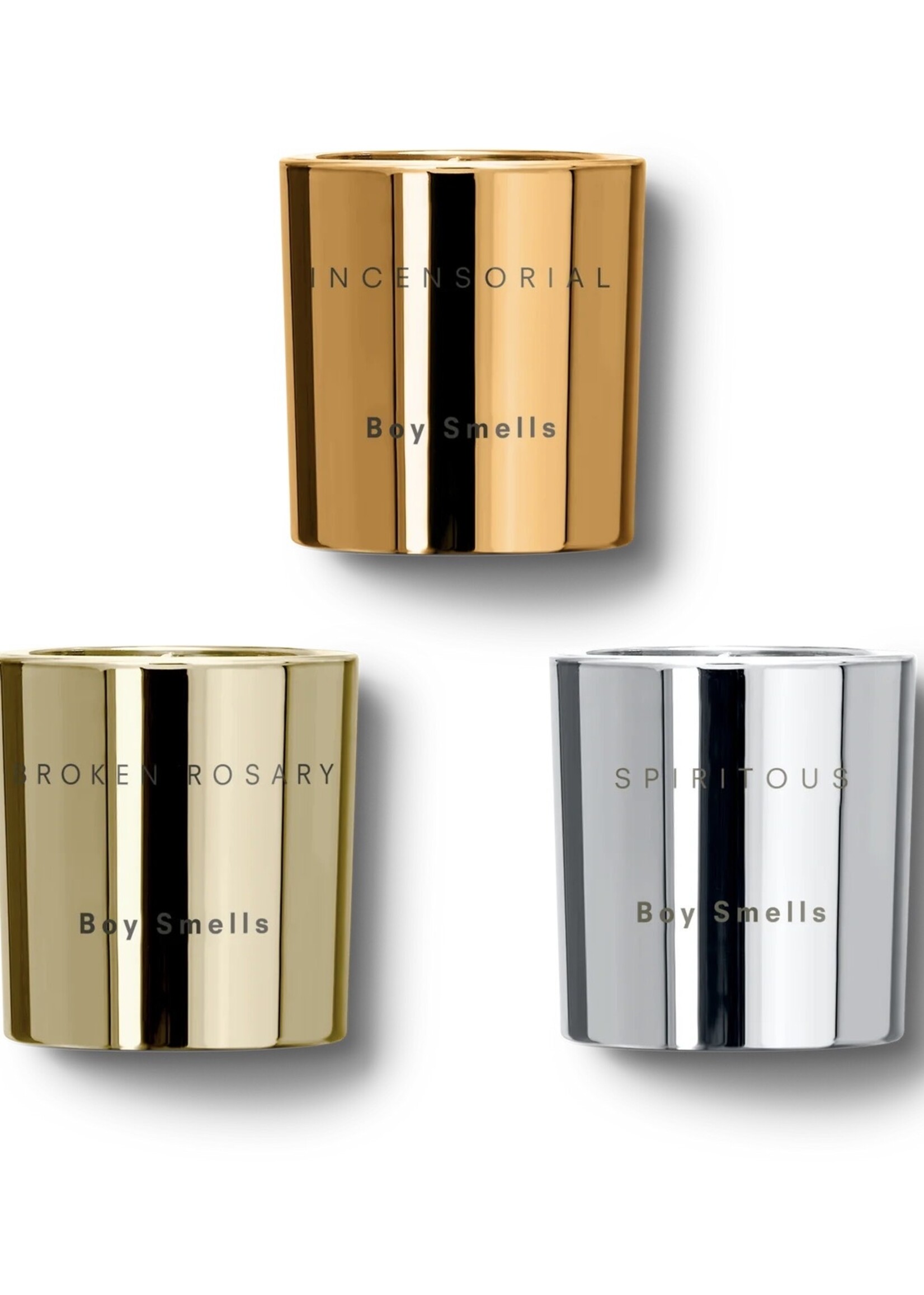 Boy Smells Holiday candles collection by BOYSMELLS