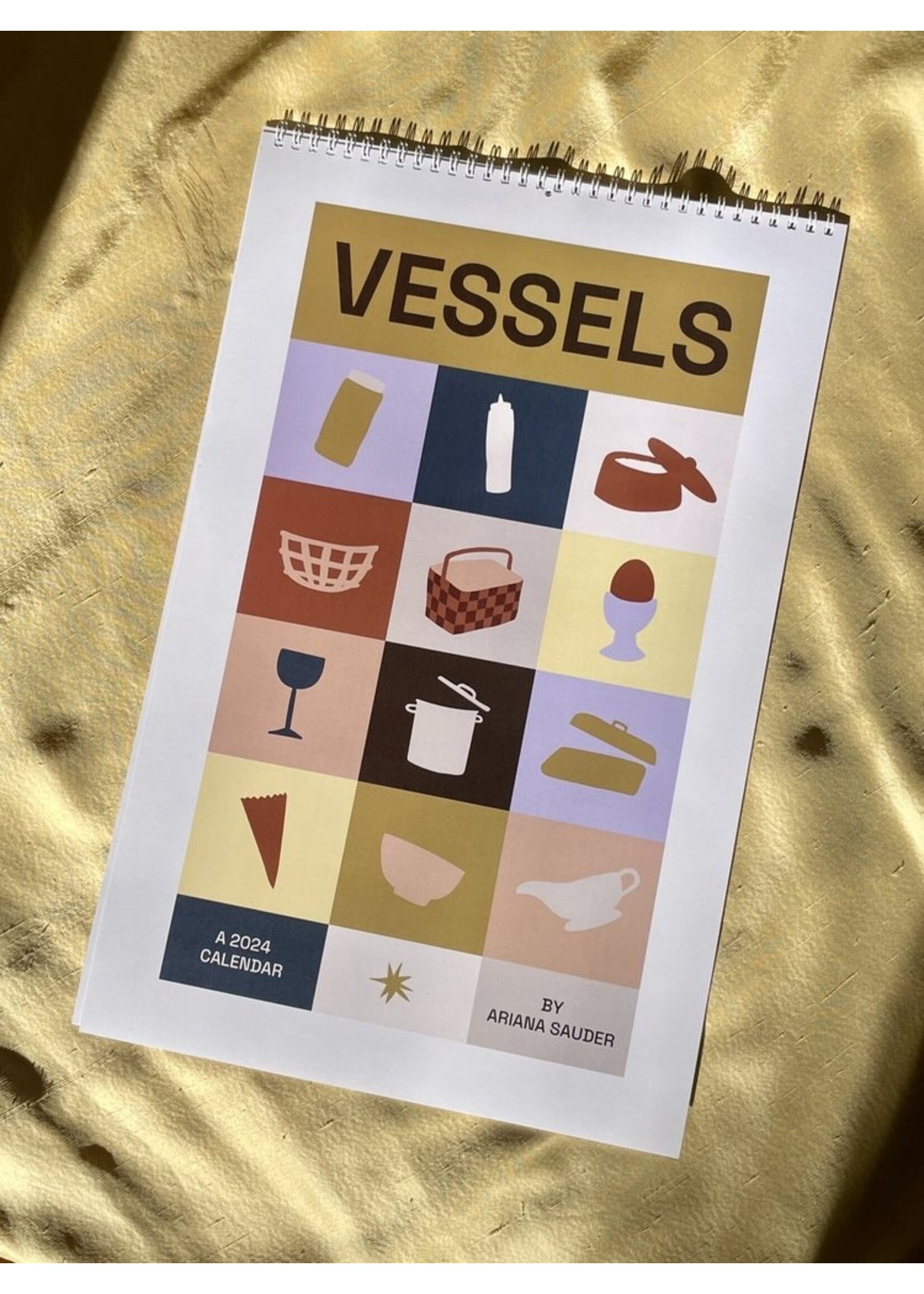 Ariana Sauder Calendrier 2024 "Vessels" par Ariana Sauder