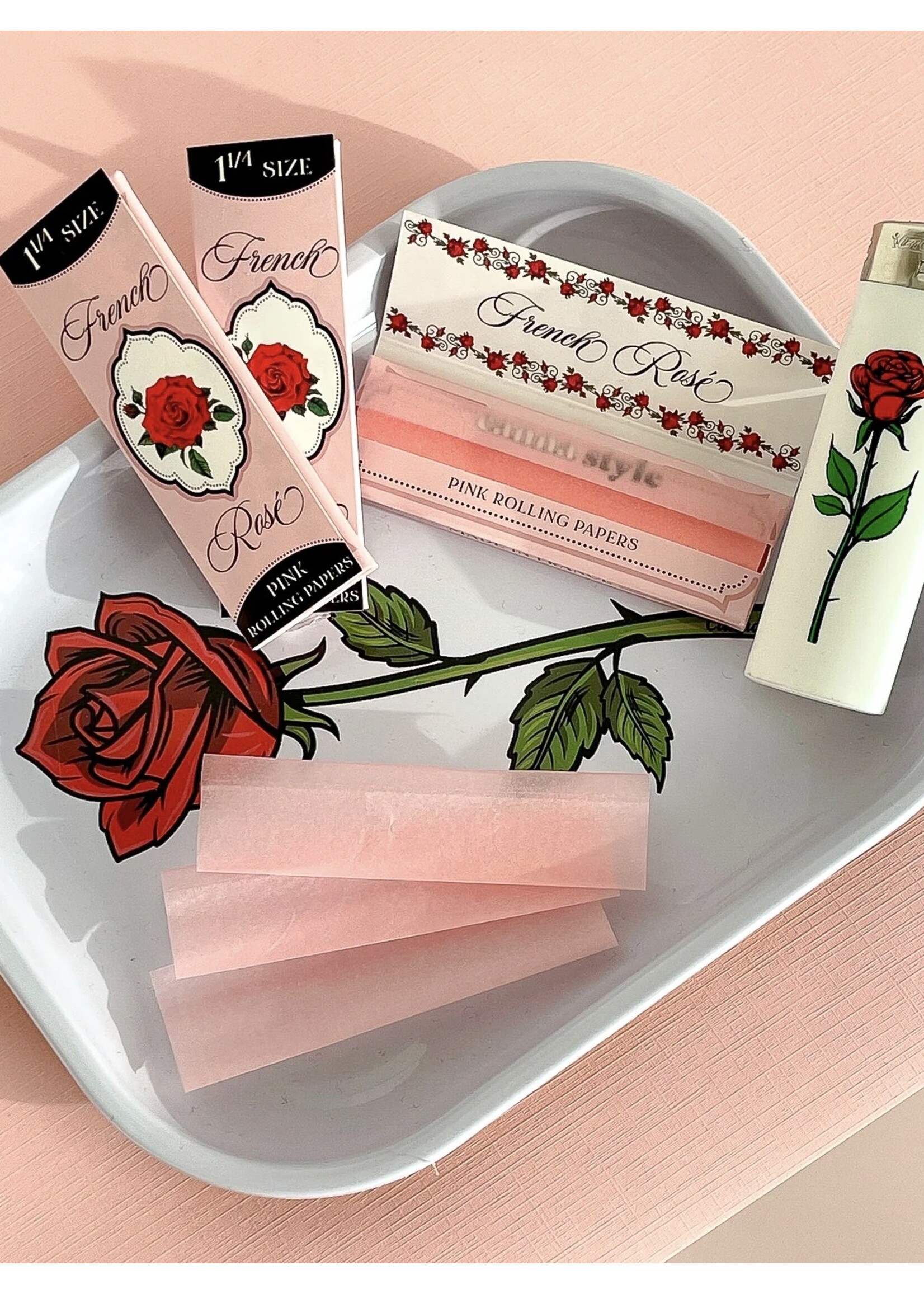 Canna Style "French Rose Pink" king size rolling papers by Canna Style