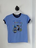 Annex Vintage "The Color Kittens" deadstock Y2K blue baby tee