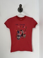 Annex Vintage "The Color Kittens" deadstock Y2K red baby tee