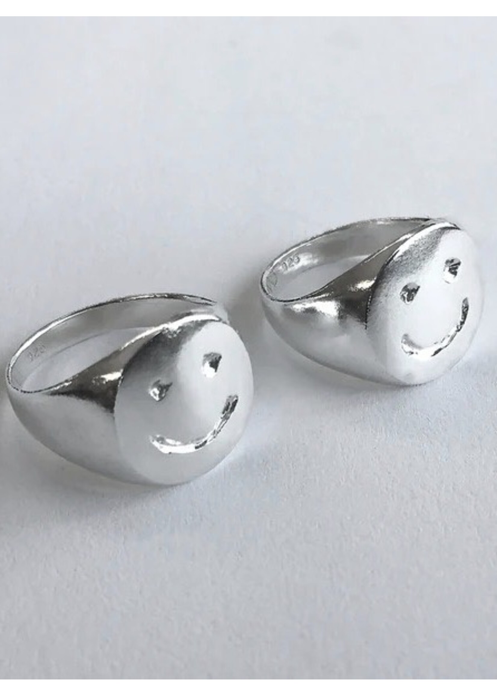 Marmo Sterling silver rings "Smiley" by MARMO
