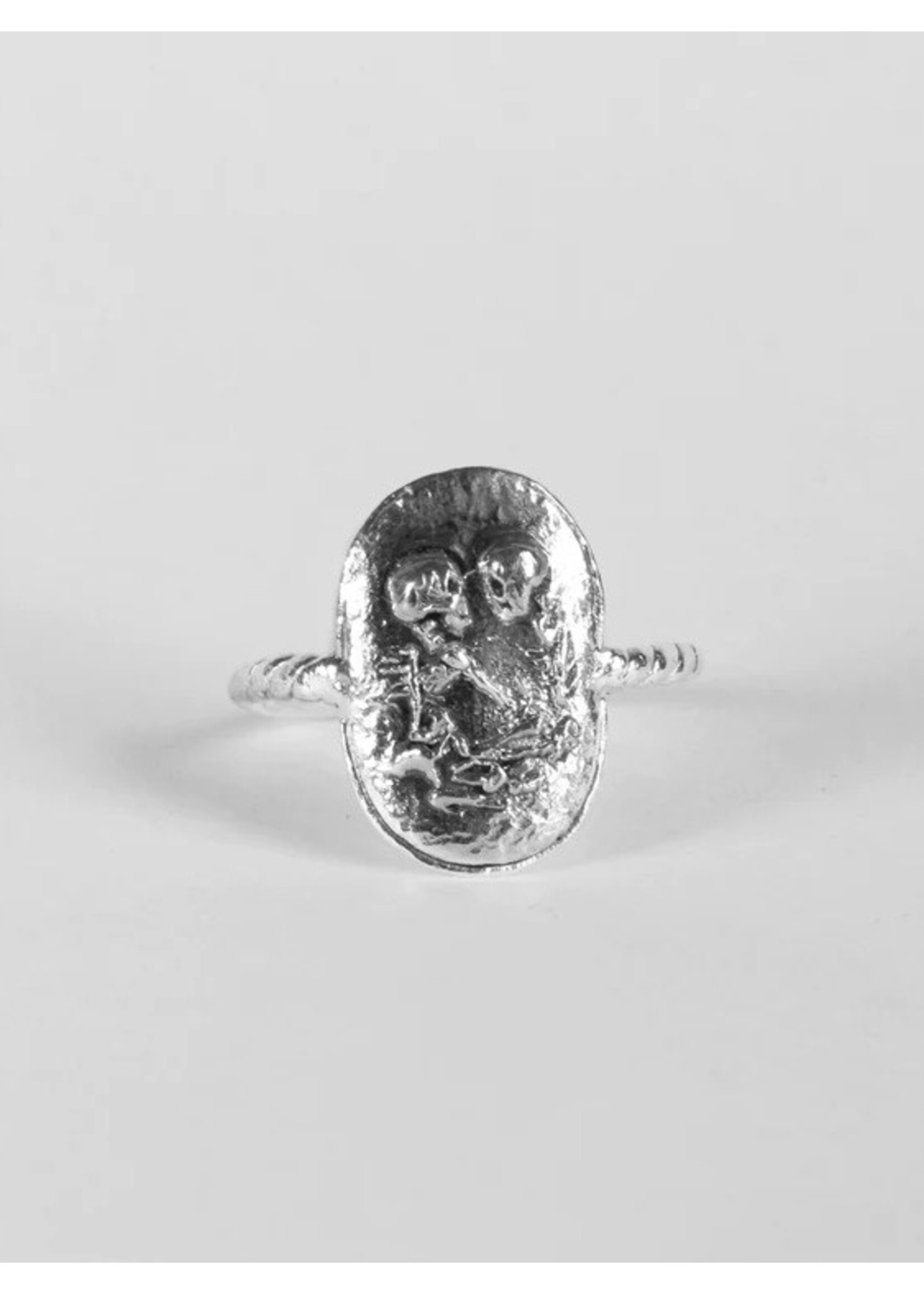Bilak Jewellery Silver sterling rings "Skeleton Lovers" by Bilak Jewerly