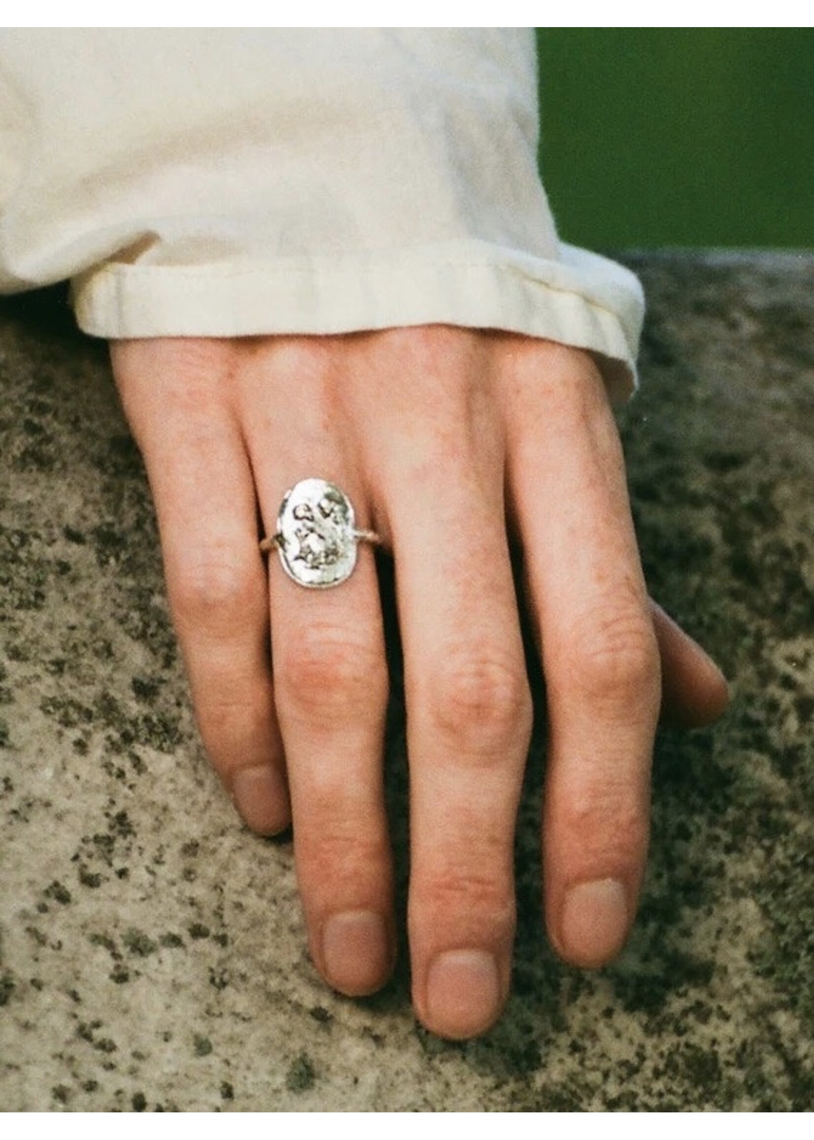Bilak Jewellery "Skeleton Lovers" ring by Bilak