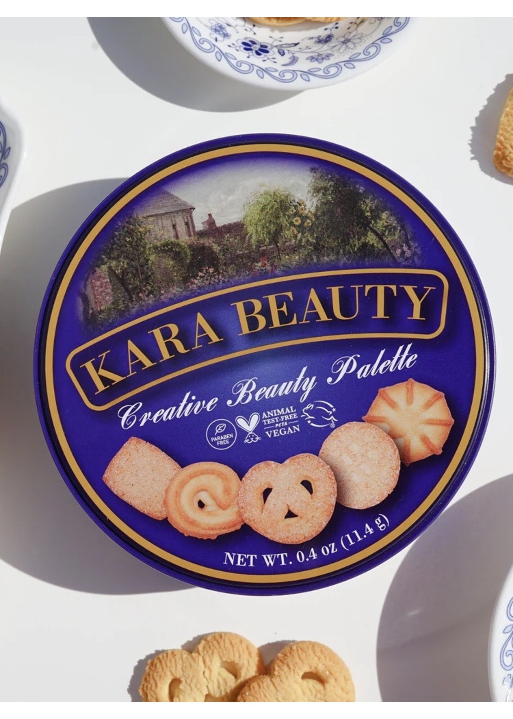 Kara Beauty Creative beauty palette "Cookie Tin" by kara Beauty