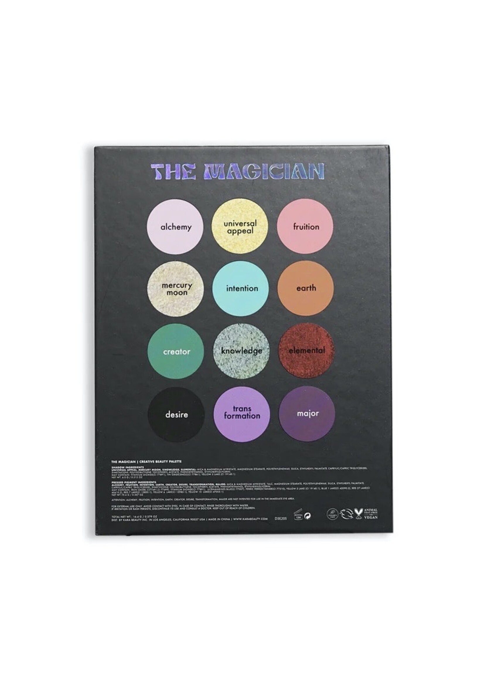 Kara Beauty Palette creative "The Magician" par Kara Beauty