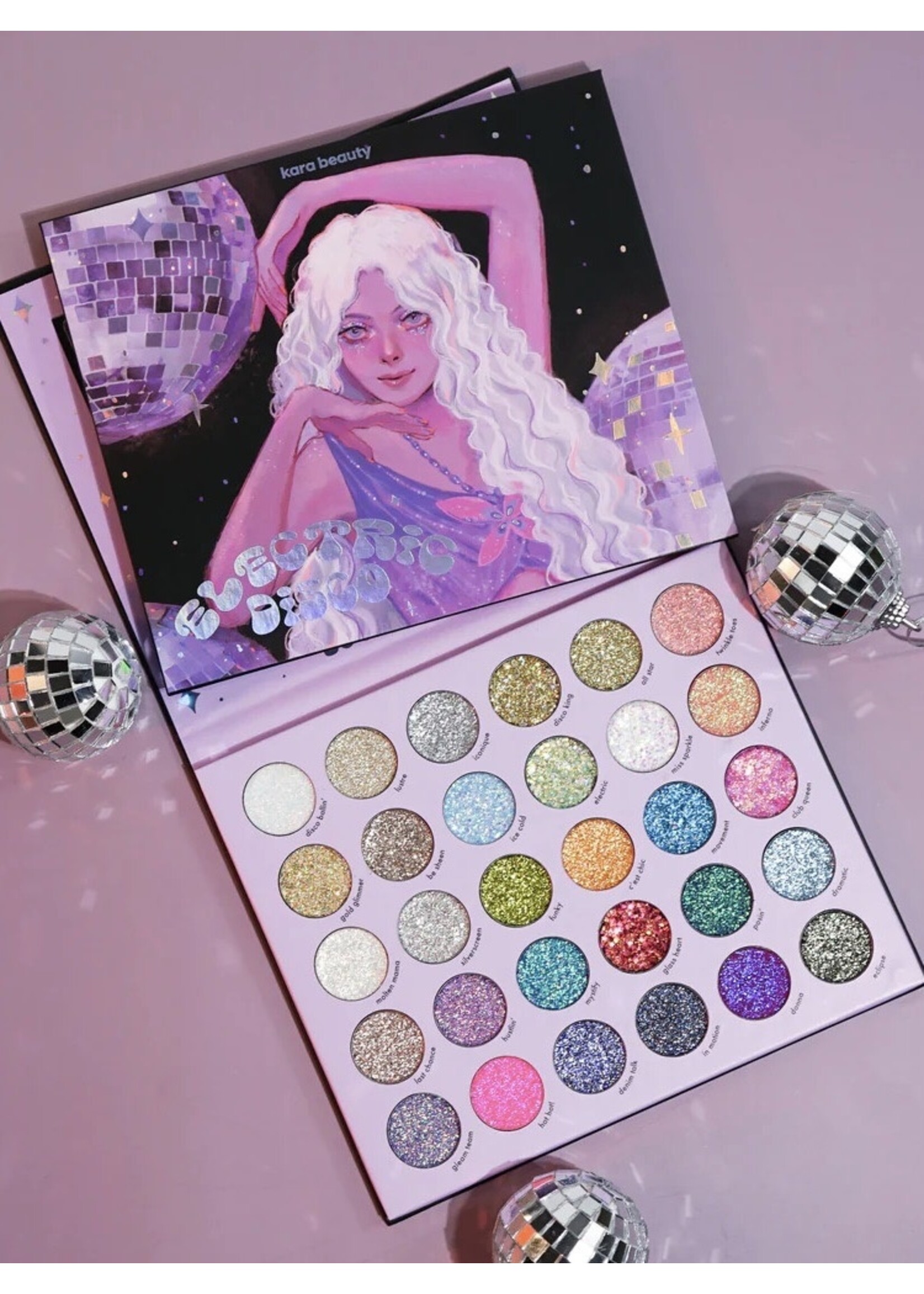 Kara Beauty Palettes d'ombres à paupières "Electric Disco" par Kara Beauty