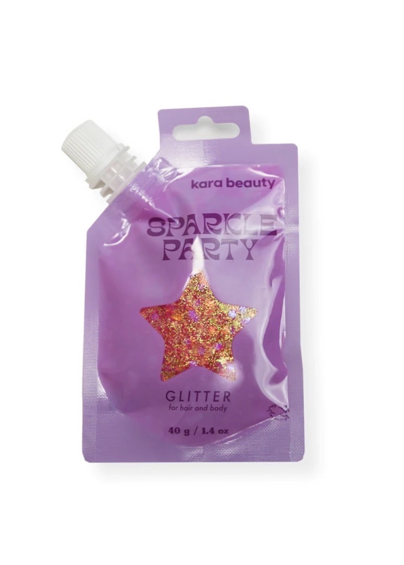 Kara Beauty "Sparkle Party" hair & body gitter gels by Kara Beauty
