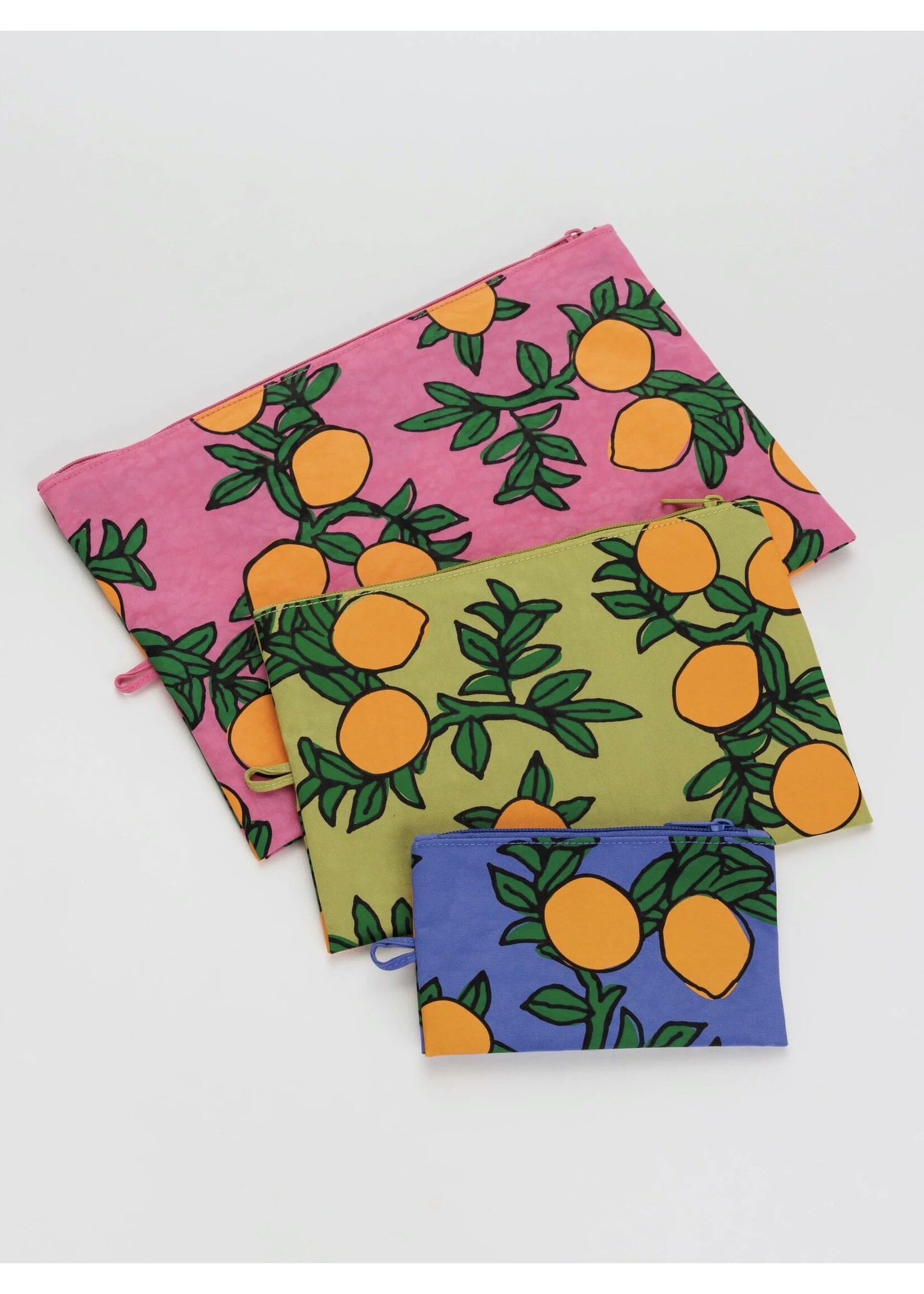 Baggu Pochettes Go Pouch "Orange Trees" par BAGGU