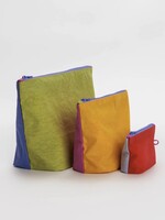 Baggu Pochettes Go Pouch "Vacation Colorblock" par Baggu